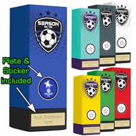 Geo Icon Block Football Trophy Award