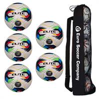 Tube of 5 iPro Hybrid Elite Match Football (Sizes 3,4,5)