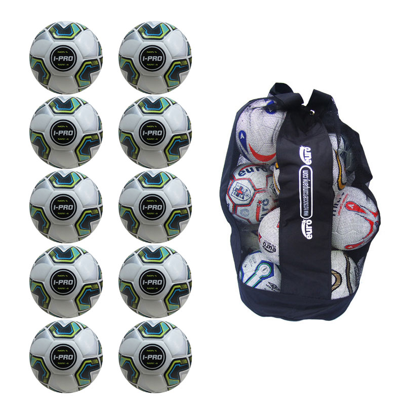 Sack of 10 Ipro Nova Footballs