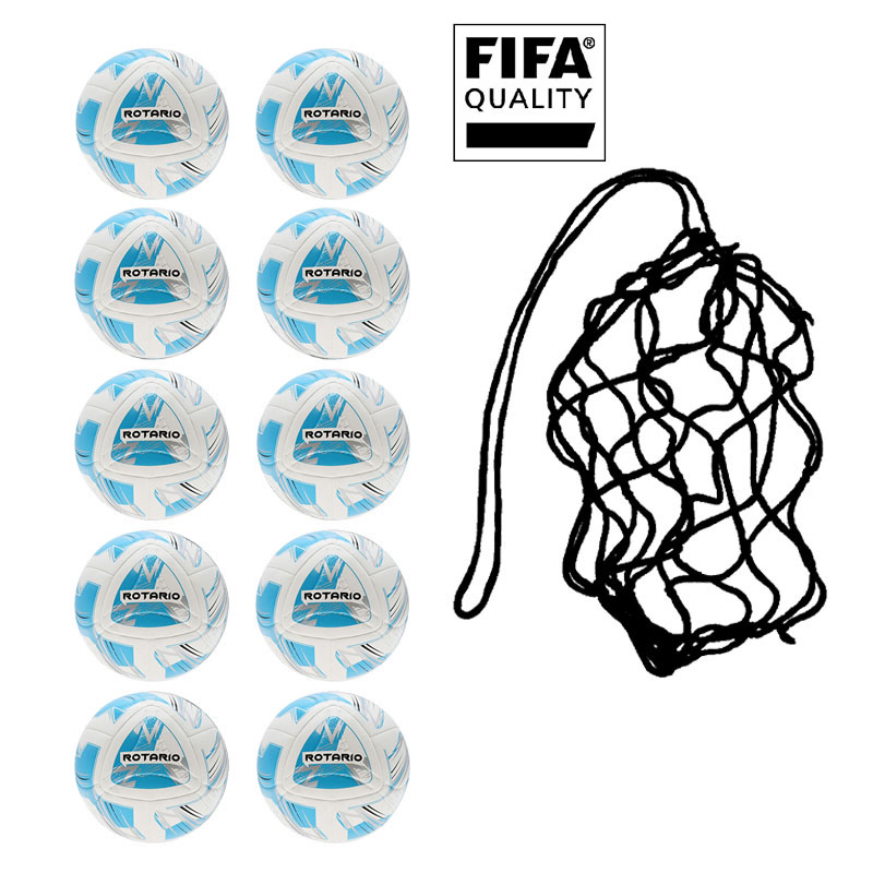 Net of 10 Precision Rotario FIFA QUALITY Match Balls