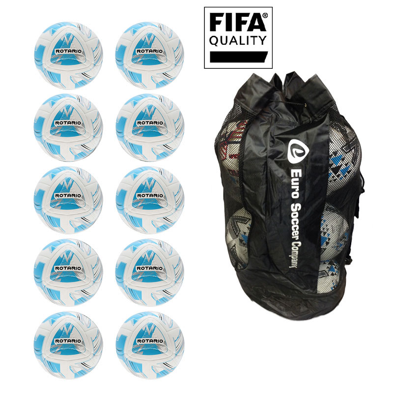 Ball Sack of 10 Precision Rotario FIFA QUALITY Match Balls