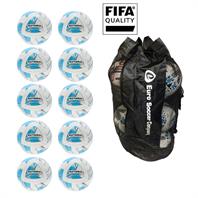 Ball Sack of 10 Precision Rotario FIFA QUALITY Match Balls