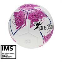 Precision Fusion IMS Training Football - White/Pink (3,4,5)
