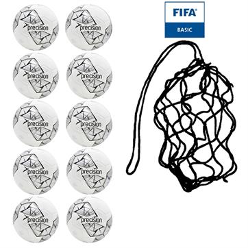 Net of 10 Precision Fusion IMS Footballs (3,4,5)