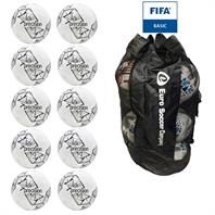 Ball Sack of 10 Precision Fusion IMS Footballs (3,4,5)