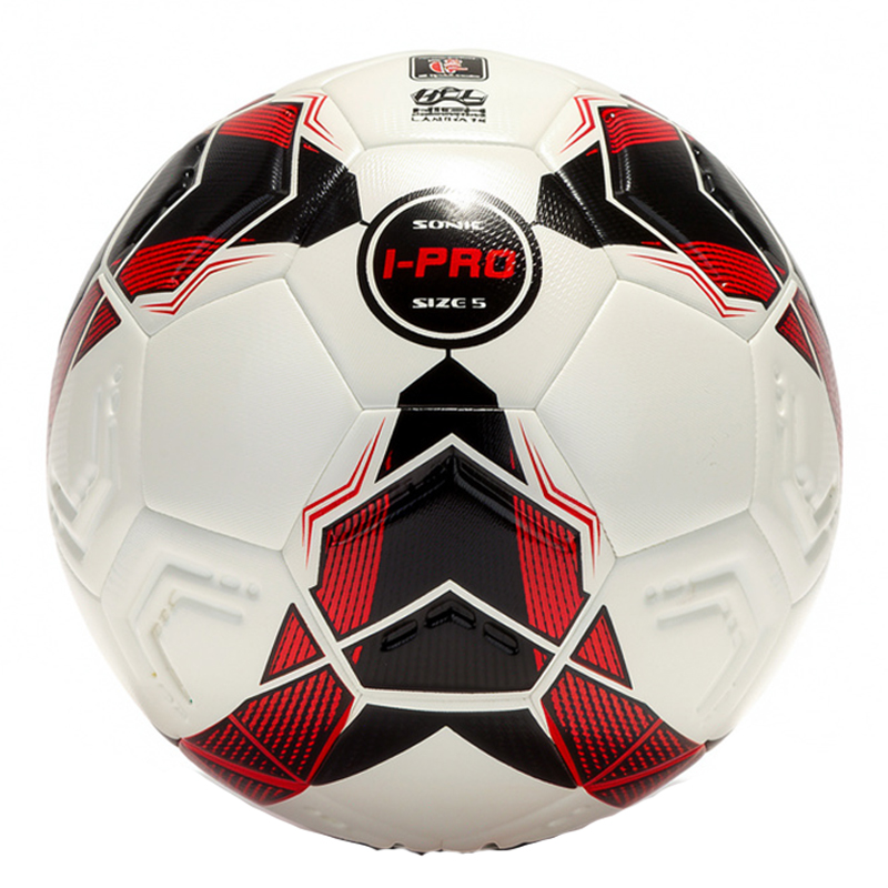iPro Sonic High Performance Training Football - White/Red (Sizes 3,4,5)