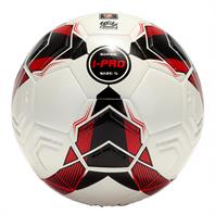 iPro Sonic High Performance Training Football - White/Red (Sizes 3,4,5)