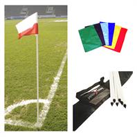 Precision Corner Pole, Flag and Bag Set