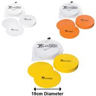 Precision Flat Rubber Marker Discs - (Large 19cm)