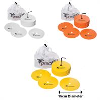 Precision Flat Rubber Marker Discs - (Medium 15cm) (Set of 20)