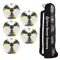 Tube of 5 iPro Sonic High Performance Training Football (Sizes 3,4,5)