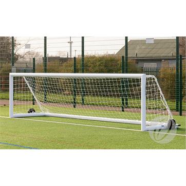 Harrod 4G Weighted Aluminium Football Portagoals (Pair) (12 x 4ft / 3.66m x 1.22m) FBL446 (Pair)