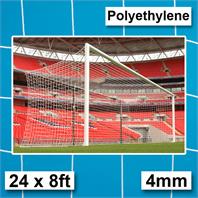 Harrod 4mm Polyethylene Goal Nets Box Section (PAIR) (24 x 8ft)