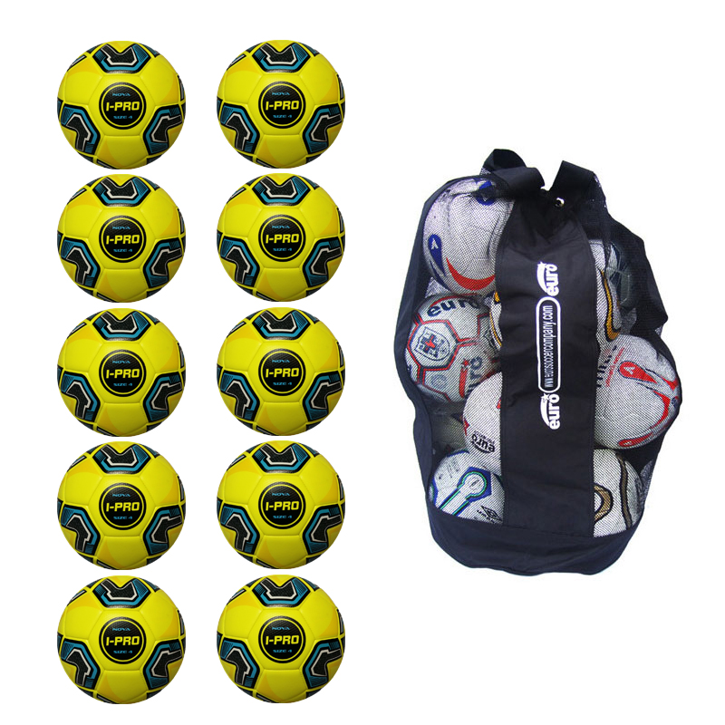 Sack of 10 Ipro Nova Footballs