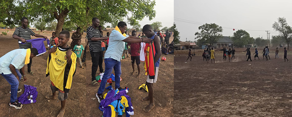 Kit donation to Gbalahi, Ghana